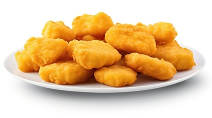 Crisp and Golden: Delightful Tater Tots Dance on a Snowy Plate