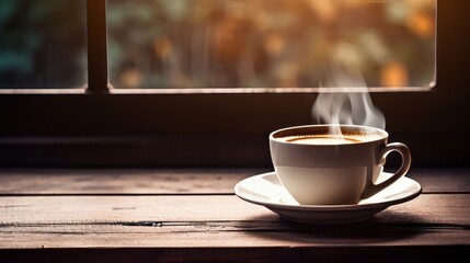 The simple pleasure of a warm cup of coffee