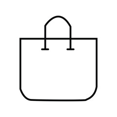 Bag cart goods items shopping icon. Vector illustration. Eps file 258.