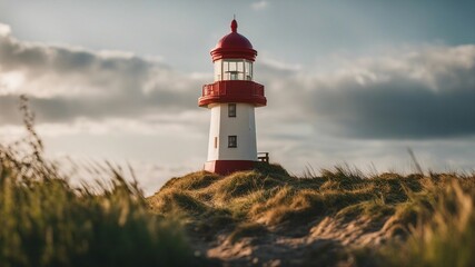lighthouse on the coast lighthouse    - obrazy, fototapety, plakaty