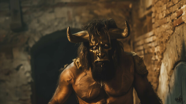 The Minotaur is in the dungeon.