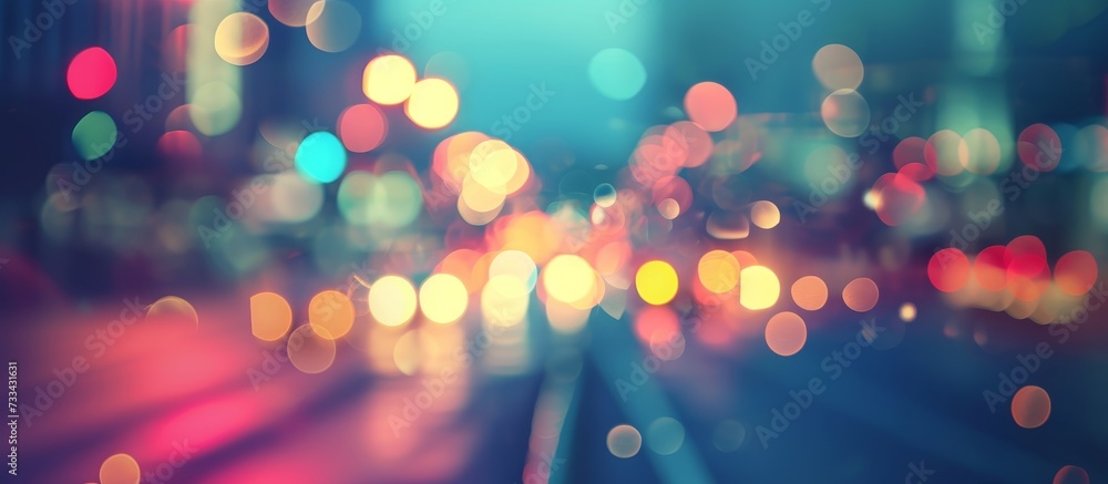 Poster blur the background to unfocus various objects in the conceptual design.