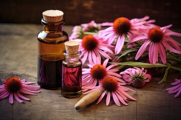 Obraz na płótnie Canvas Echinacea for homeopathy