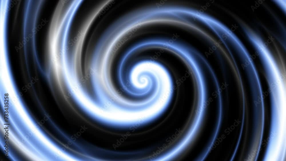 Aufkleber Endless abstract spiral. Seamless looping footage 4k. Abstract loop background