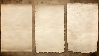 Old worn paper sheet ,on white background