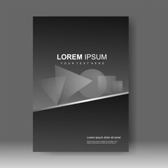 Cover book modern design. Brochure template, Poster, Annual report, catalog, Simple Flyer promotion, magazine. Vector illustration