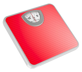 Mechanical Bathroom Scale, 3D rendering isolated on transparent background