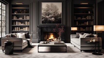 Handcrafted Haven: Bespoke Artisanal Living Room with Custom Creations