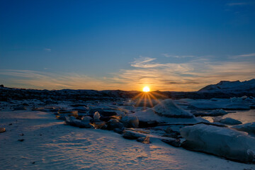 Fjallsárlón Glacial Lagoon, Iceland