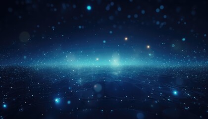 Obraz premium abstract blue technology background with copy space