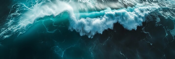 background with a large blue wave