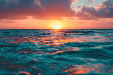 Obraz premium sunset over the sea