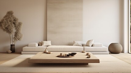 Sleek Minimalist Living Room: Clean Lines, Open Spaces