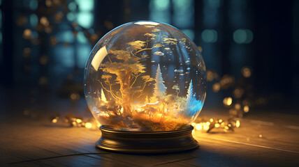 "Earth in a Glass: Meticulously Detailed World Orb Floating in Crystal-Clear Jar, Rendered in Photorealistic Style with Intricate Detail.