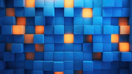 Abstract background with blue colorful gradient. Vibrant graphic wallpaper with stripes design.