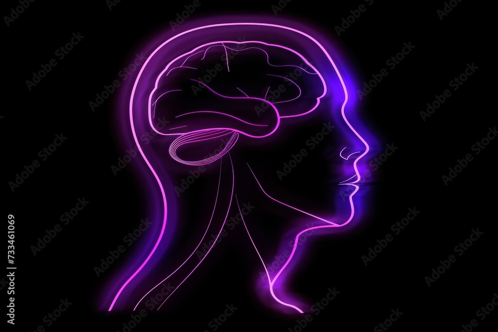 Poster vibrant hues of violet and purple dance in a mesmerizing display of fractal art, illuminating a huma