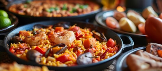Sizzling Spanish Dinner: Cooked, Served, and Savored at the Table