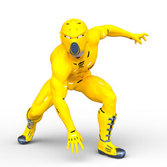 サイバーマン　3DCGレンダリング