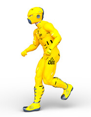 サイバーマン　3DCGレンダリング