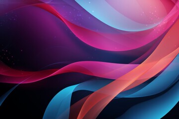 Abstract background with colourful waves for rare disease awareness 