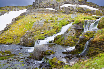 Flotane at Aurlandsfjellet scenic route, Norway