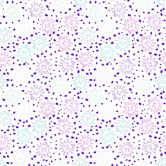 Abstract illumination seamless light bulbs pattern for wrapping paper and fabrics and kids print and school accessories