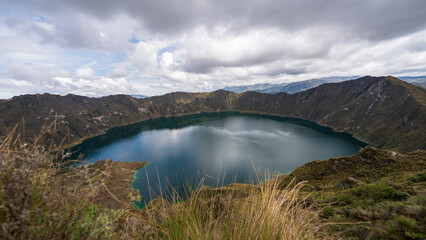 Quilotoa Lagoon, Cotopaxi Province, Ecuador