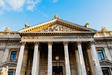 The Place de la Bourse or Beursplein, meaning "Stock Exchange Square", is a major square in central Brussels, Belgium.