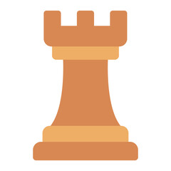 Rook chess piece icon