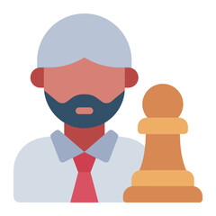 Grandmaster chess player icon