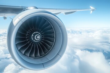 Modern airliners jet engine.