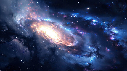 A galaxy in the immensity of space.