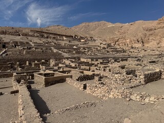 Antike Stadt in der Nähe von Luxor