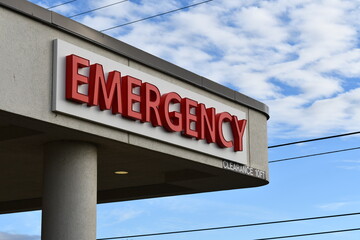 Obraz premium Emergency Room sign.