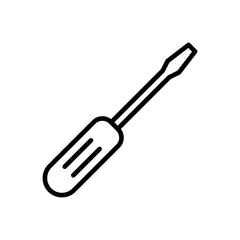 Screwdriver icon vector. tools icon vector
