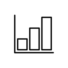 Growing graph Icon. Chart icon. diagram icon