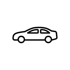 Car icon vector. car vector icon. small sedan
