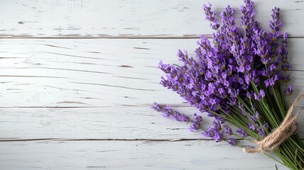Lavender Bliss: Panoramic Banner with Flowers and Oils

