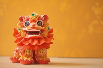 Fototapeta premium Happy Chinese New Year colorful, copy space