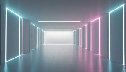 Neon Empty Room