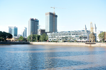 Skyscrapers in Puerto Madero , Buenos Aires , Argentina