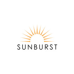 Sun Logo simple minimalist