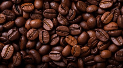 Naklejka premium roasted coffee beans, can be used as a background