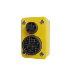 Multimedia 3d icon render clipart