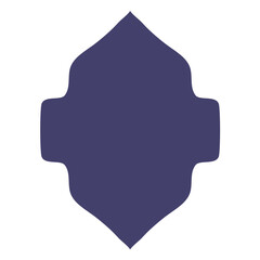 Islamic Window Flat Blank Shape Vector 