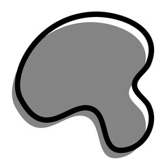 Aesthetic Organic Shape Vector 