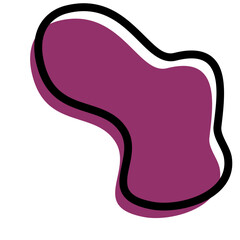 Aesthetic Organic Shape Vector 