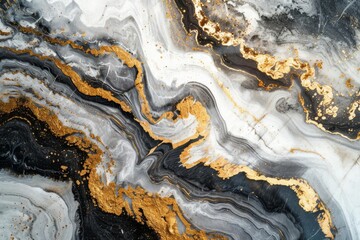 Marble and granite texture with white and gold patterns Offering a luxurious and elegant background for high-end design projects