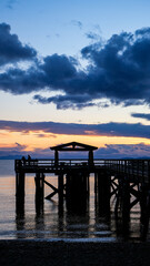 Fototapeta premium Sunset on sunshine coast