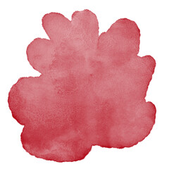 Red Abstract Shapes Decor